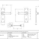Anvil Classic Lever handle Set