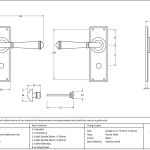 From The Anvil Regency Lever on Backplate Set