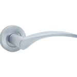 Monaco Door Handles On Rose
