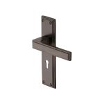 Heritage Brass - Atlantis Door Handle on Plate
