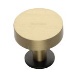 Heritage Brass - Disc Cabinet Knob With Base