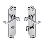 Heritage Brass - Buckingham Door Handle on Plate