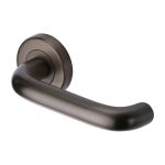 Heritage Brass - Harmony Door Handle on Round Rose
