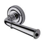 Heritage Brass - Colonial Door Handle on Round Rose