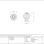 From The Anvil Twist Cabinet Knob