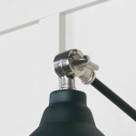 Smooth Nickel Brindley Wall Light in Dingle