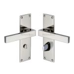 Heritage Brass - Metro Door Handle on Plate