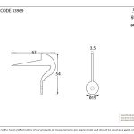 Black Frame Keep Pin