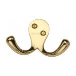 Heritage Brass - Double Coat Hook - V1060