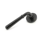 Anvil Hammered Newbury Lever on Rose Set (Art Deco)
