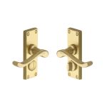 Heritage Brass - Bedford Short Door Handle on Plate