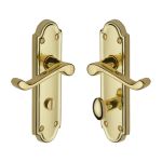 Heritage Brass - Meridian Door Handle on Plate