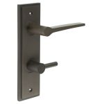 Burlington Knightsbridge Door Handles On Back Plate with Turn & Release