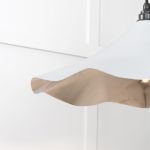 Smooth Nickel Flora Pendant in Birch