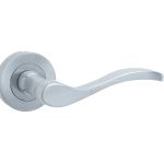 Turin Door Handles On Rose