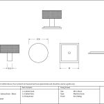 Anvil Brompton Cabinet Knob