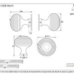 Anvil Heavy Beehive Mortice/Rim Knob Set