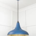 Smooth Brass Frankley Pendant in Upstream