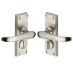Heritage Brass - Windsor Short Door Handle on Plate