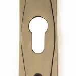 Round Euro Escutcheon (Art Deco)
