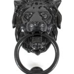 Anvil Lion Head Door Knocker