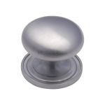 Heritage Brass - Victorian Round Cabinet Knob with Base