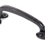 Black Cast 8" Gothic Pull Handle