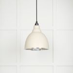 Hammered Nickel Brindley Pendant in Teasel