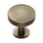 Heritage Brass - Domed Disc Cabinet Knob with Rose