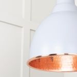 Hammered Copper Brindley Cluster Pendant in Birch