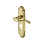 Heritage Brass - Verona Small Door Handle on Plate