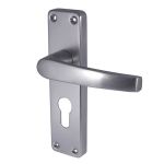 Aluminium Contract SAA Door Handles on Back Plate