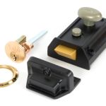 Black Traditional Case Night Latch