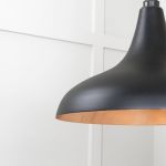 Smooth Copper Frankley Pendant in Elan Black