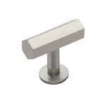 Heritage Brass - Hexagon T-Bar Cabinet Knob with Rose