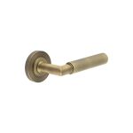 Burlington Piccadilly Knurled Door Handles On Rose