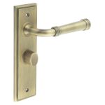 Burlington Highgate Door Handles On Back Plate with Turn & Release