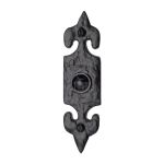Tudor - Bell Push Black Iron