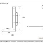 Anvil HL Hinge (pair)