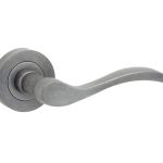 Turin Door Handles On Rose