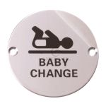 Steel Line - Baby Change Symbol Sign