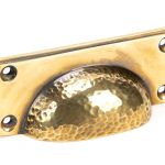 Anvil Hammered Art Deco Drawer Pull
