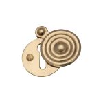 Heritage Brass - Standard Covered Key Escutcheon Reeded - V972