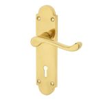 Jedo Epsom Suite Lever on Back Plate