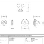 From The Anvil Octagonal Cabinet Knob