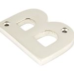 From The Anvil Polished Nickel Letter