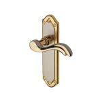 Heritage Brass - Lisboa Door Handle on Plate