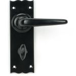Black Oak Lever Bathroom Set