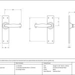 Anvil Classic Lever handle Set