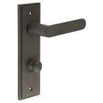 Burlington Kensington Door Handles On Back Plate with Turn & Release